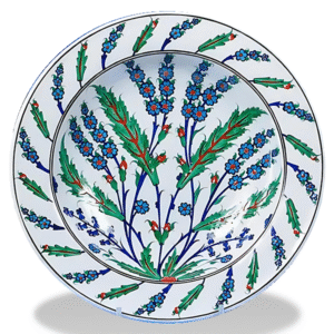 Iznik Ceramic Plate - Floral Cluster Pattern